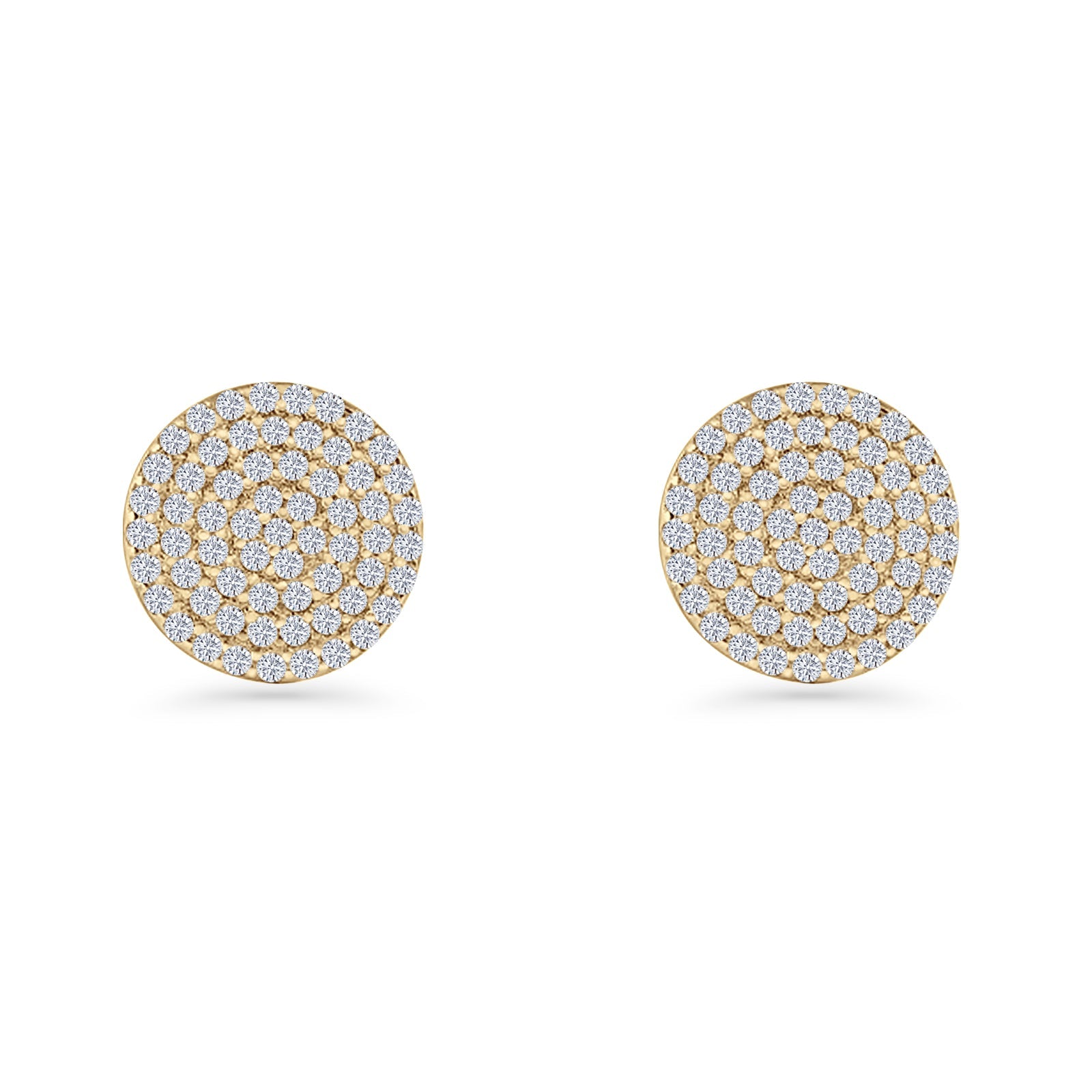 Round Stud Earrings