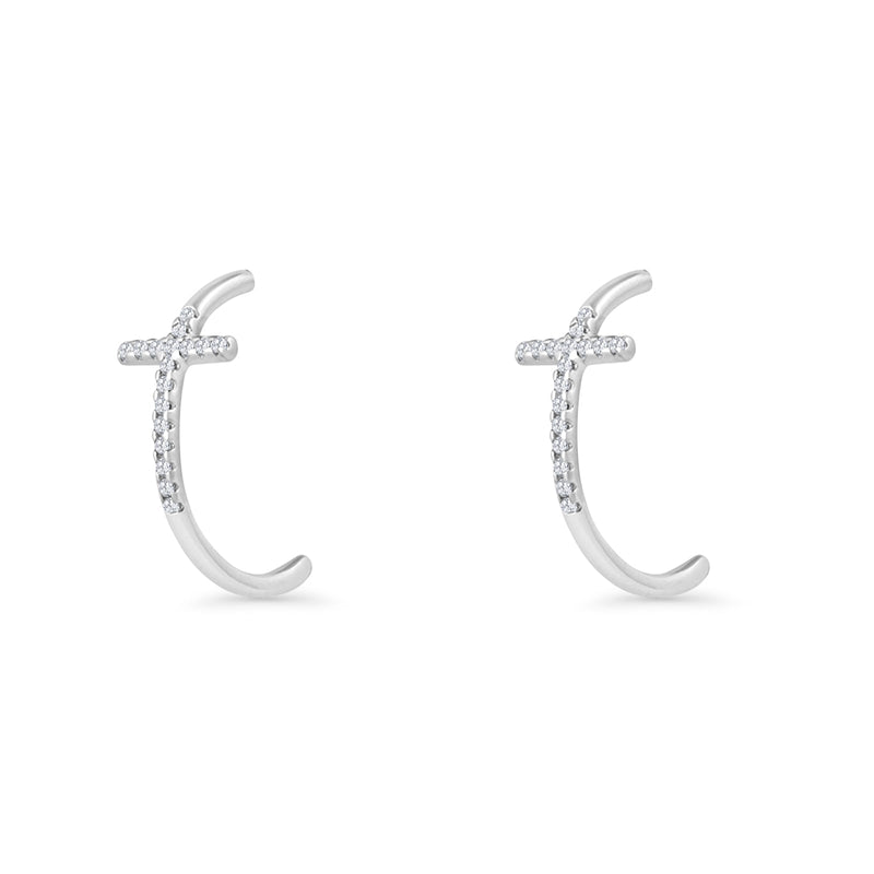 Cross Stud Earring