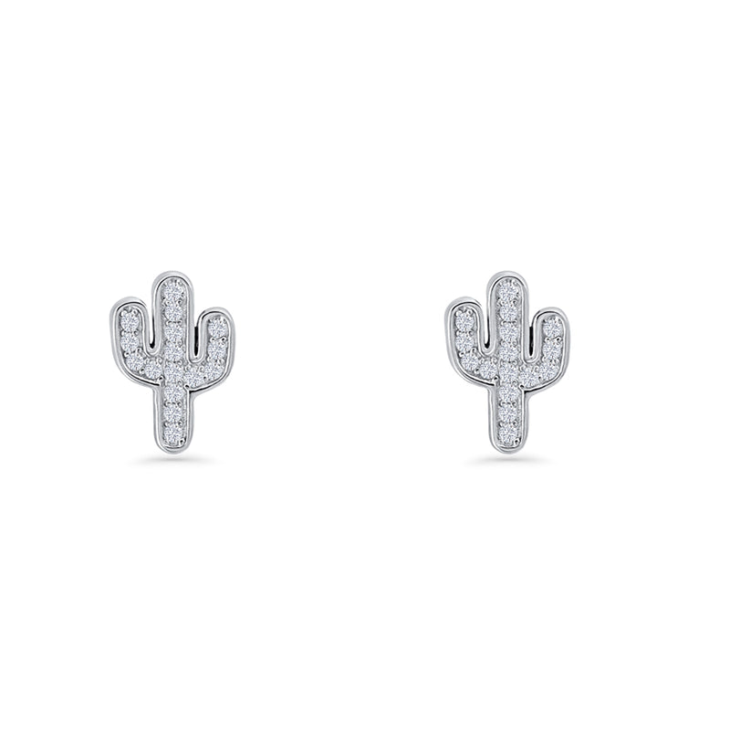 Cactus Stud Earrings
