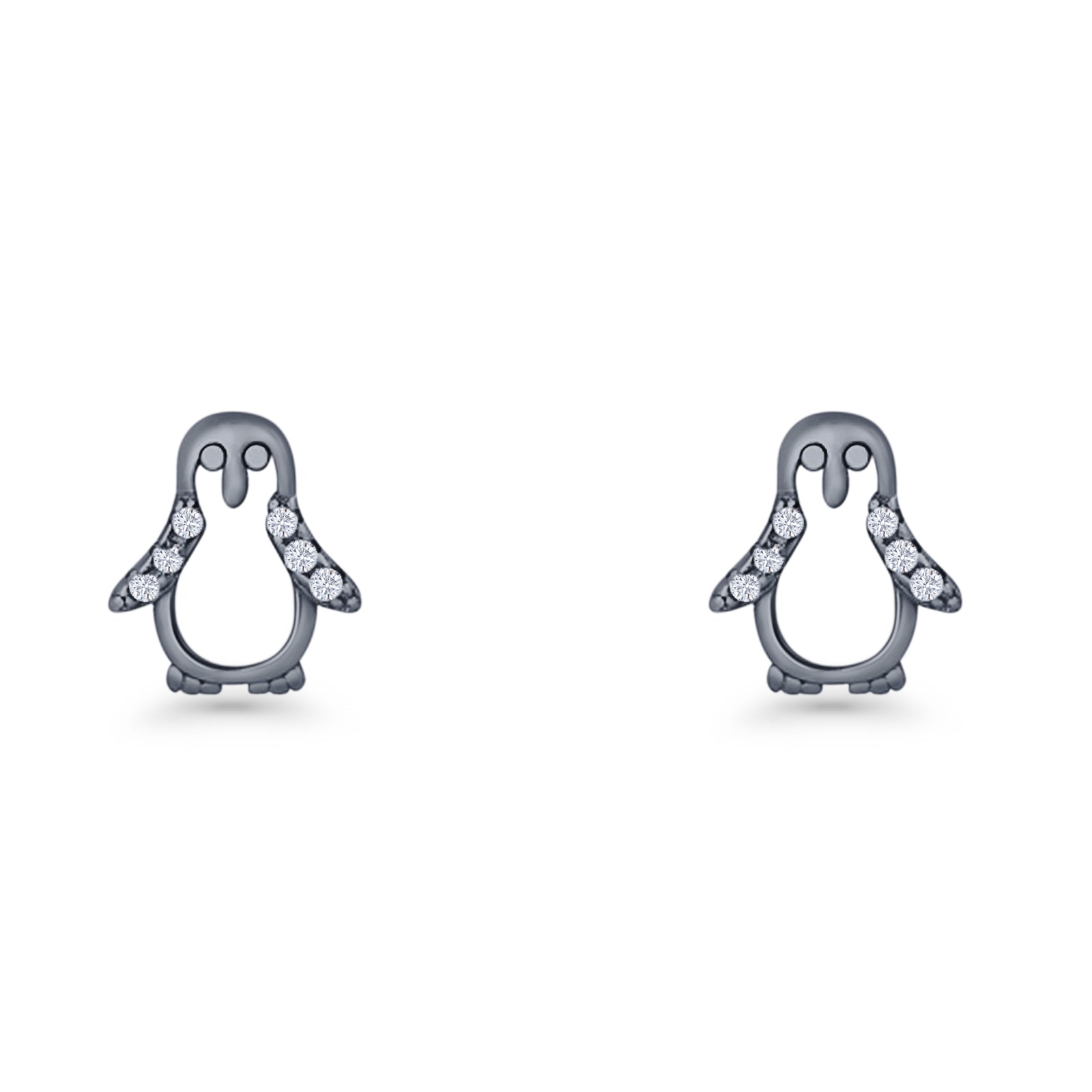 Penguin Stud Earring