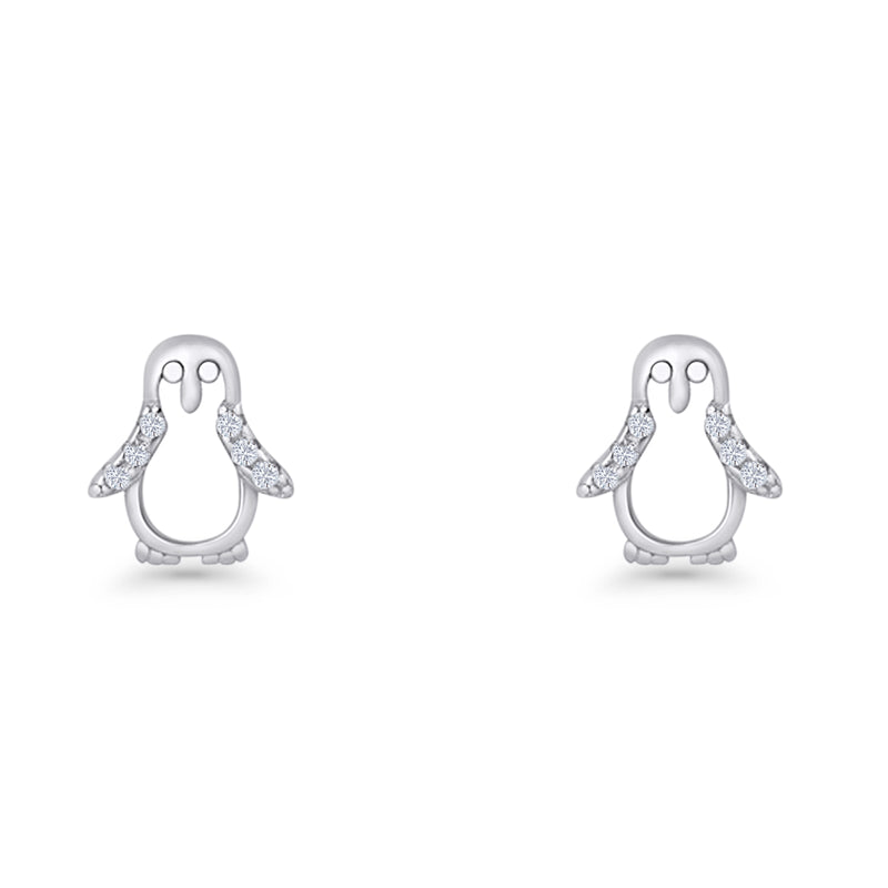 Penguin Stud Earring