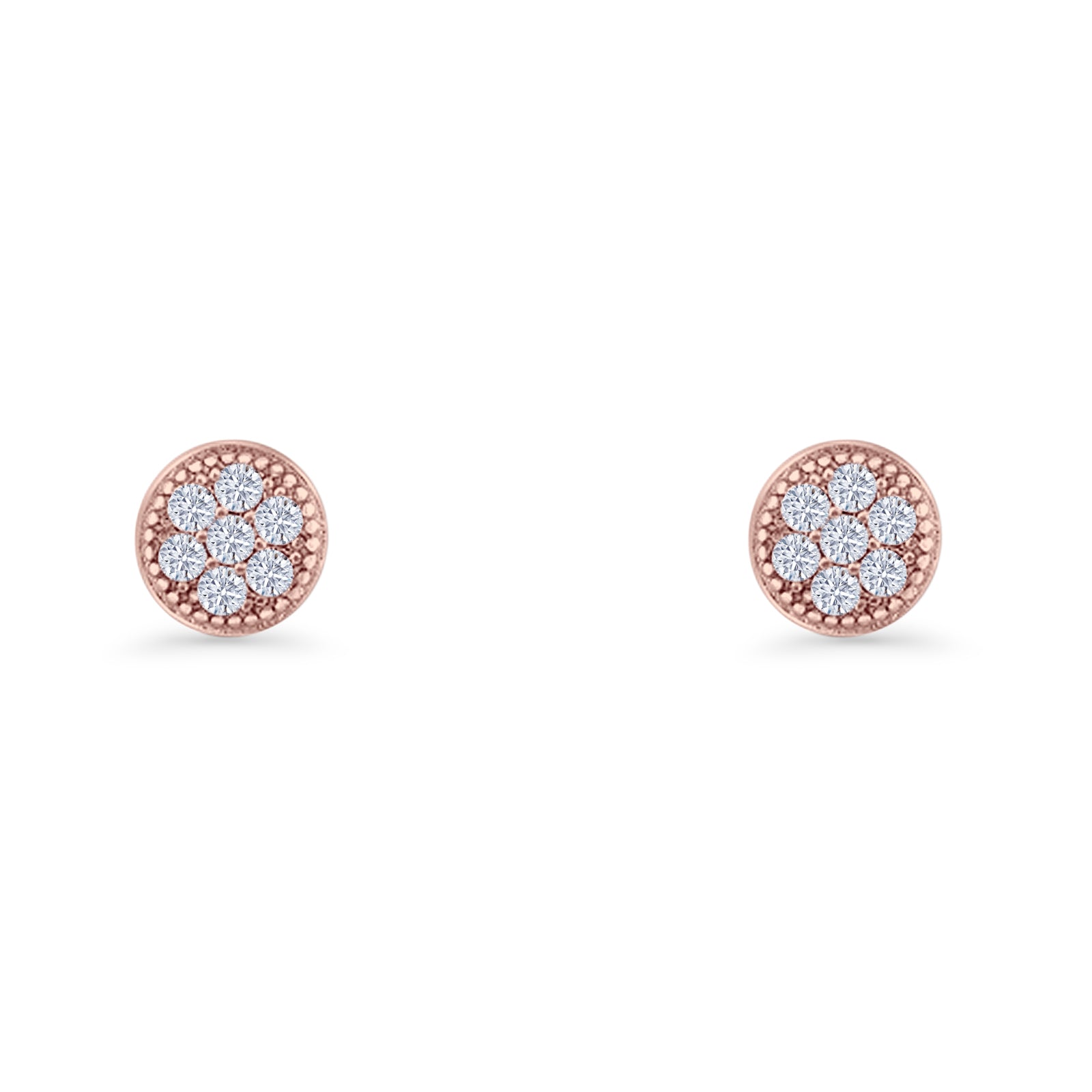 Round Stud Earring