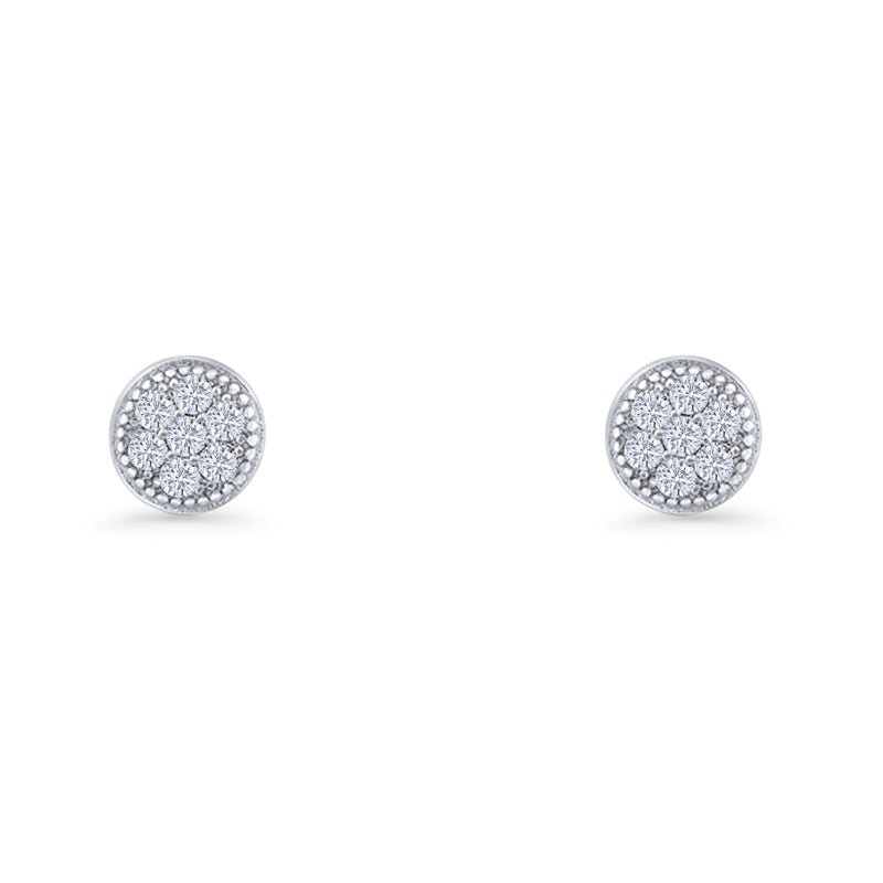 Round Stud Earring