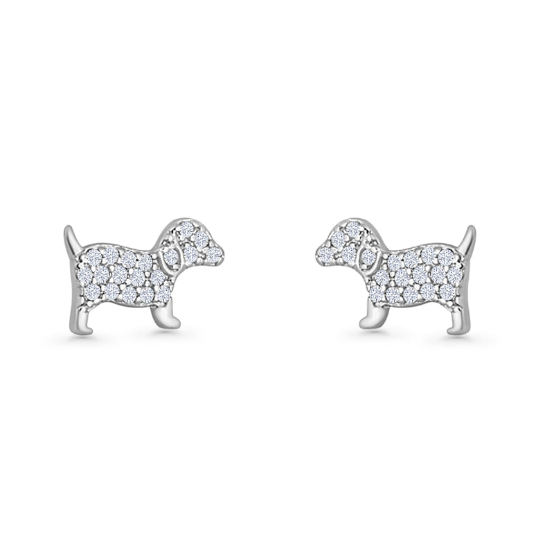Puppy Dog Stud Earrings