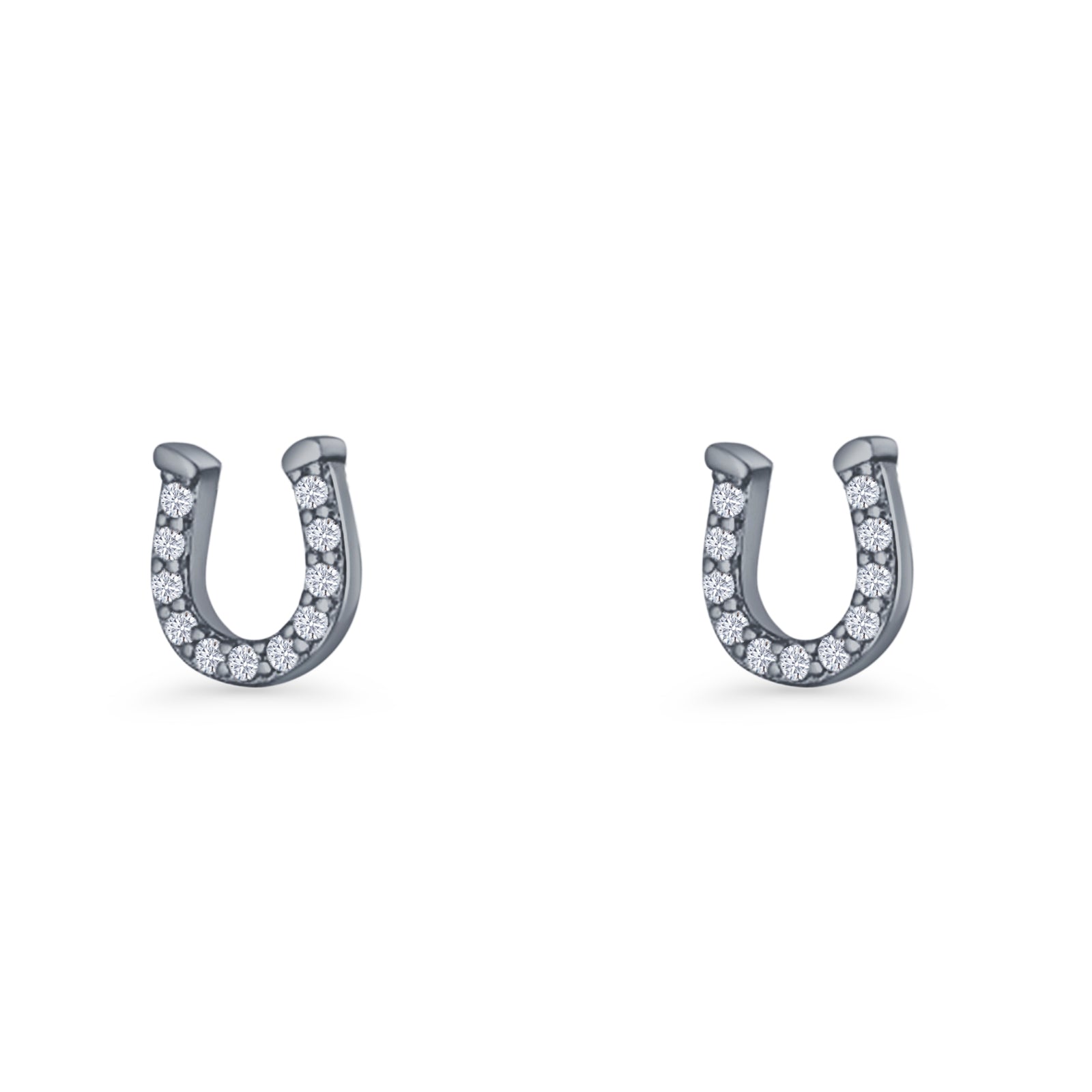 Horseshoe Stud Earrings