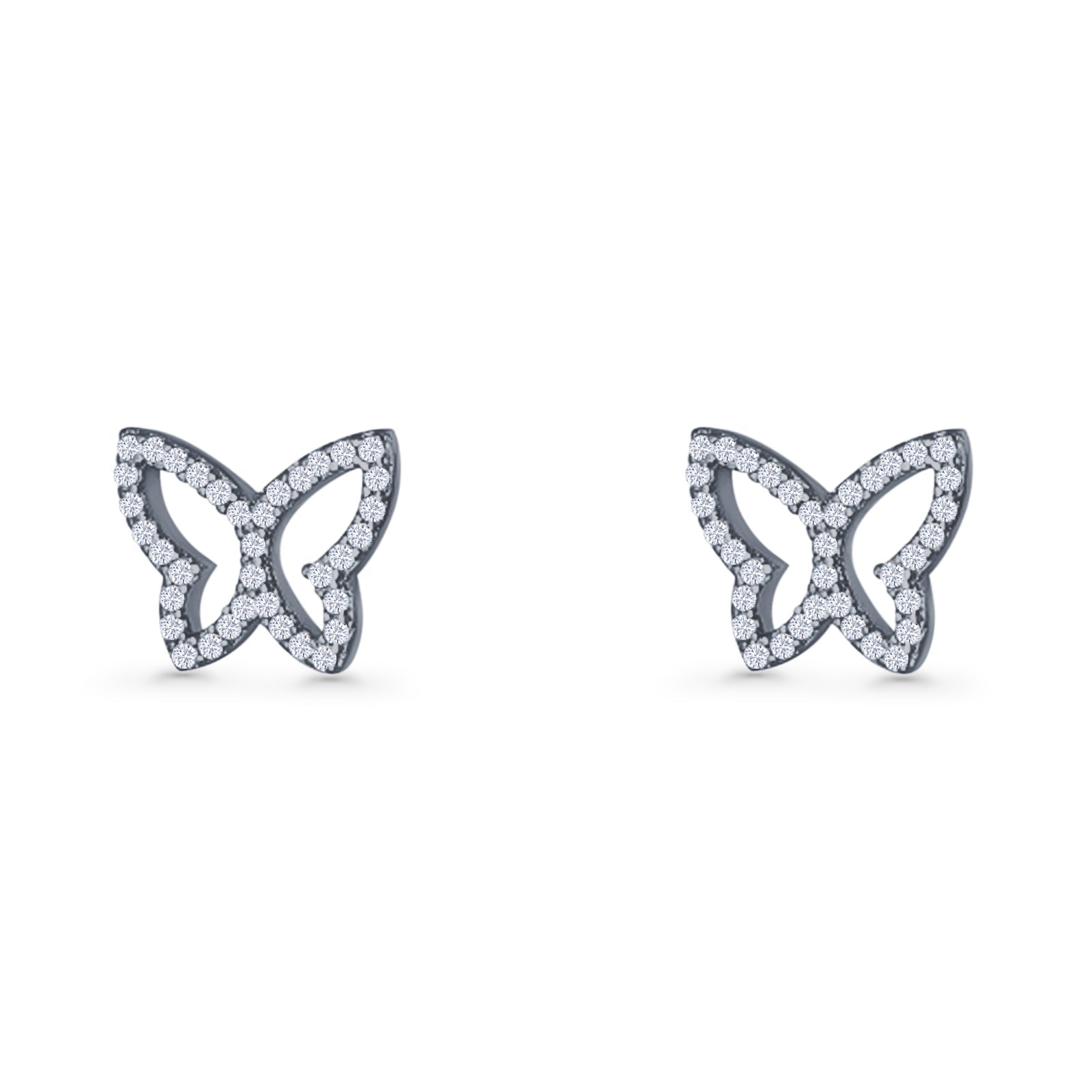 Butterfly Wings Stud Earrings