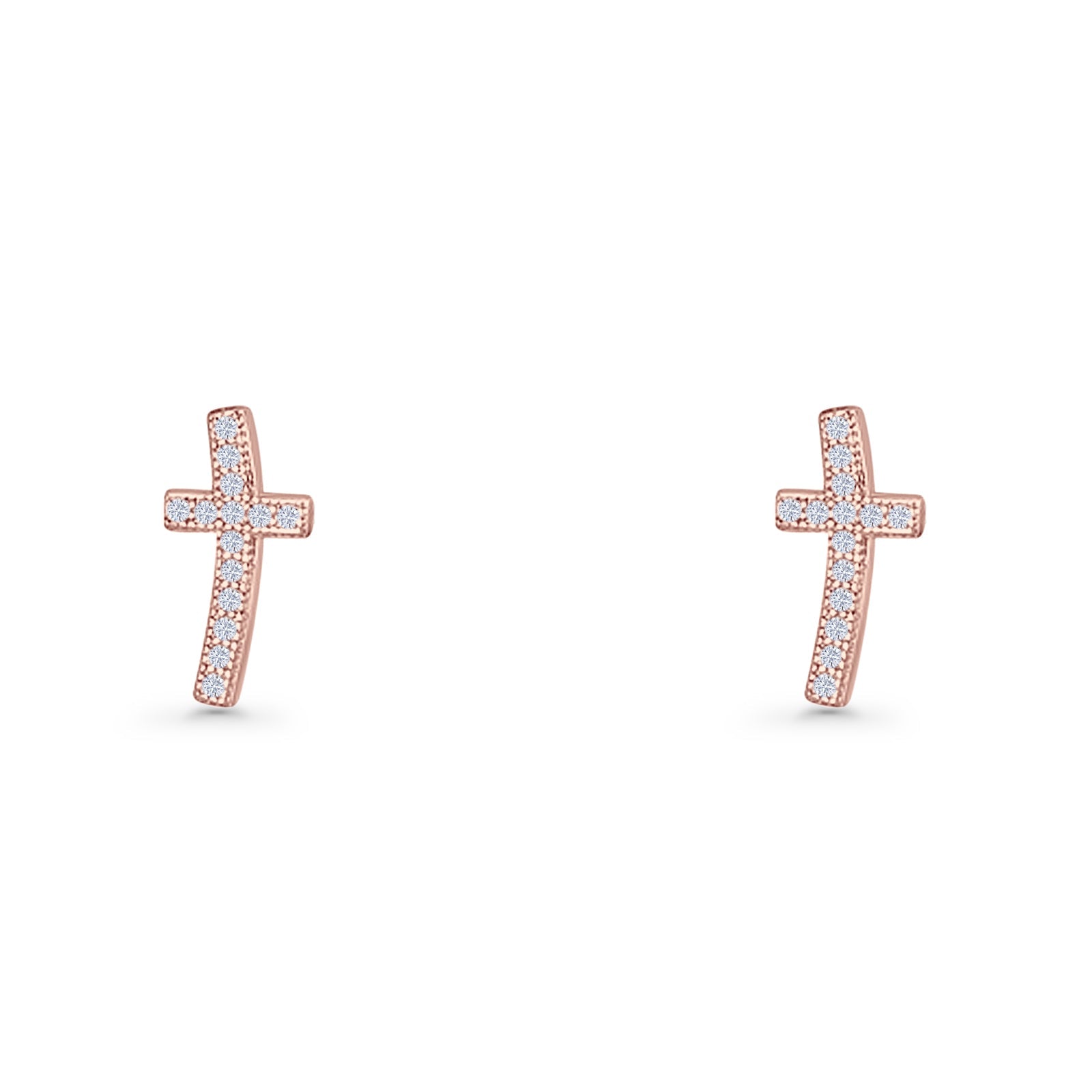 Cross Stud Earrings