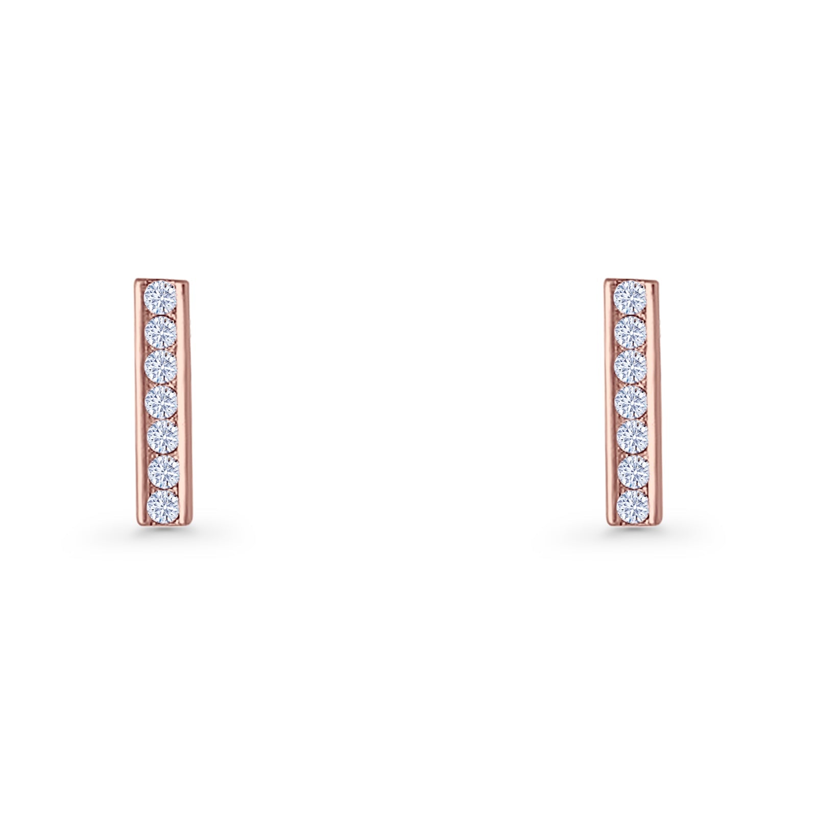 Bar Stud Earrings