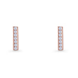Bar Stud Earrings