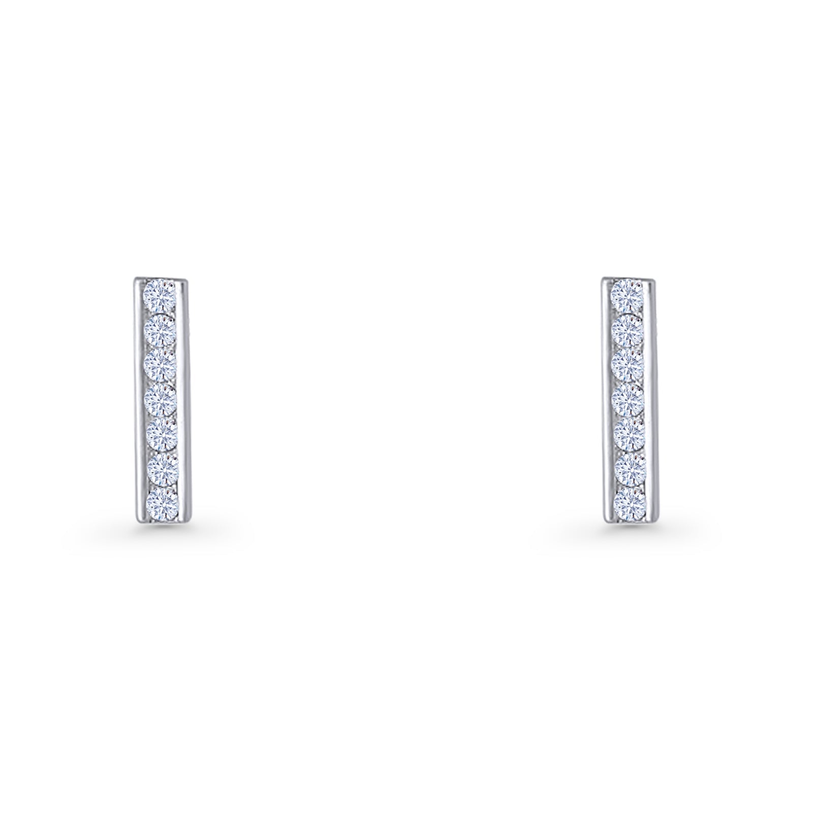 Bar Stud Earrings
