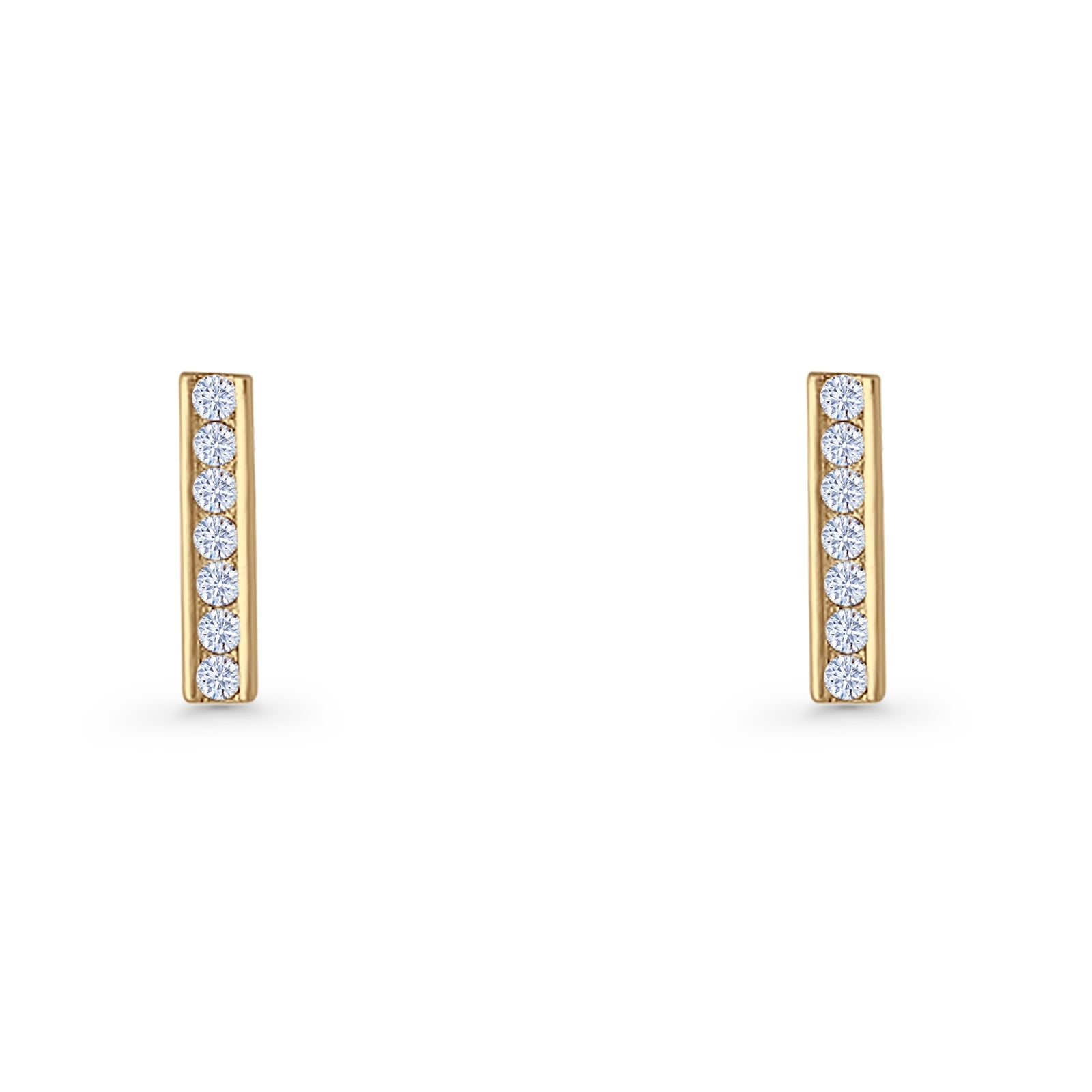 Bar Stud Earrings