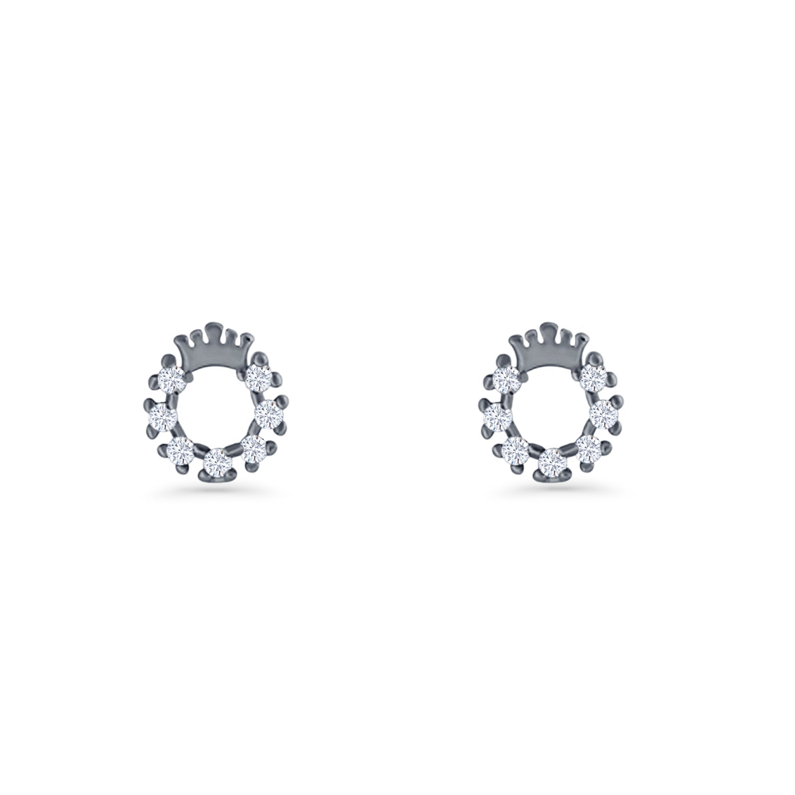 Crown Stud Earrings