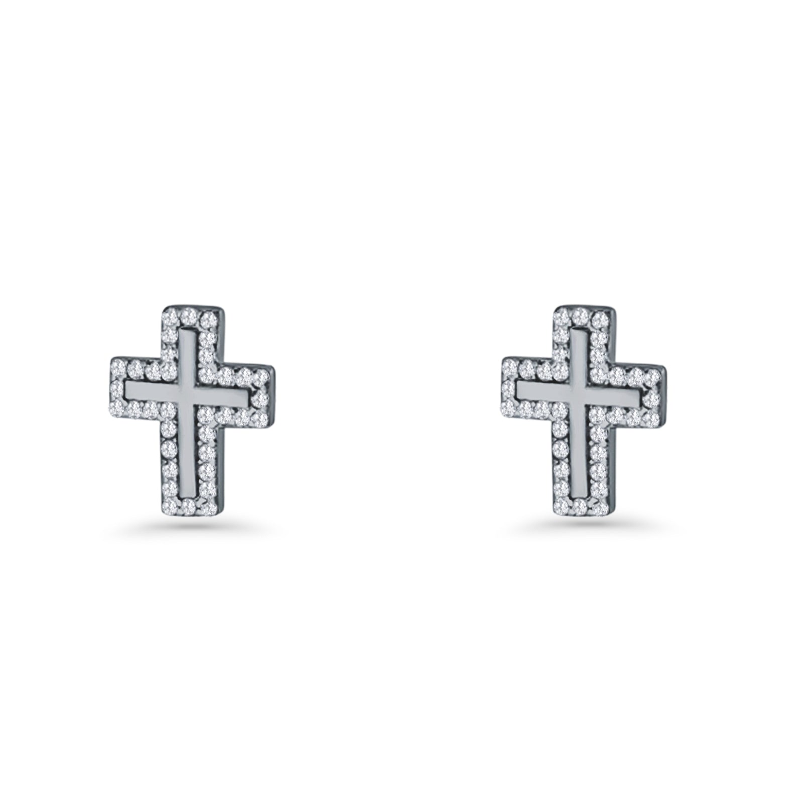 Cross Stud Earrings
