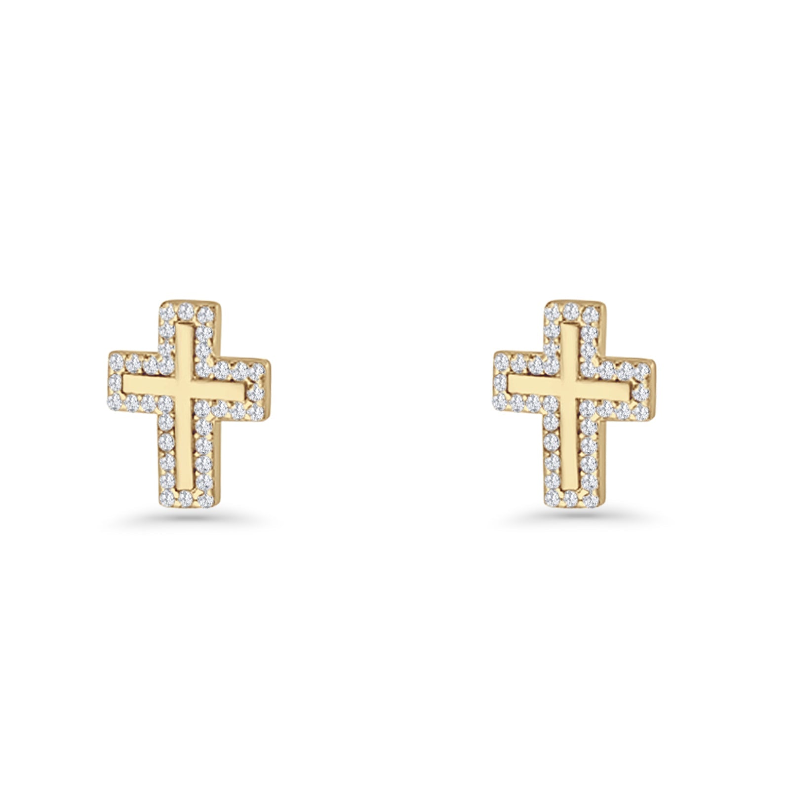 Cross Stud Earrings