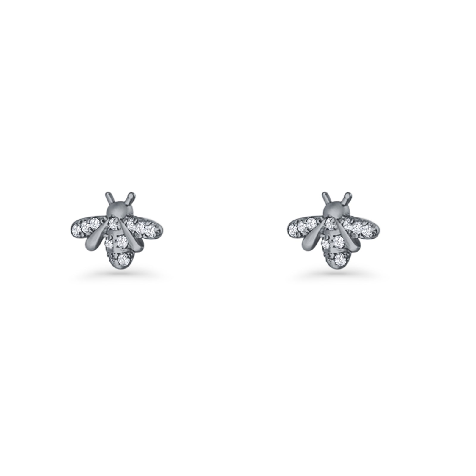 Bee CZ Stud Earrings