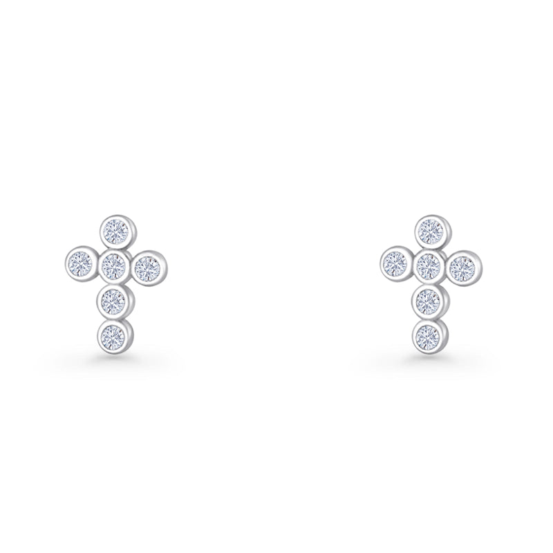 Vintage Style Cross Earring