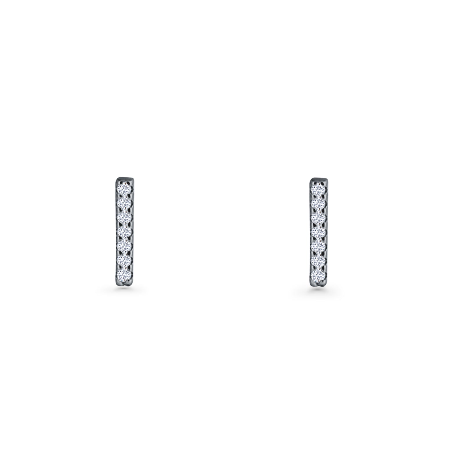 Initial I Stud Earrings
