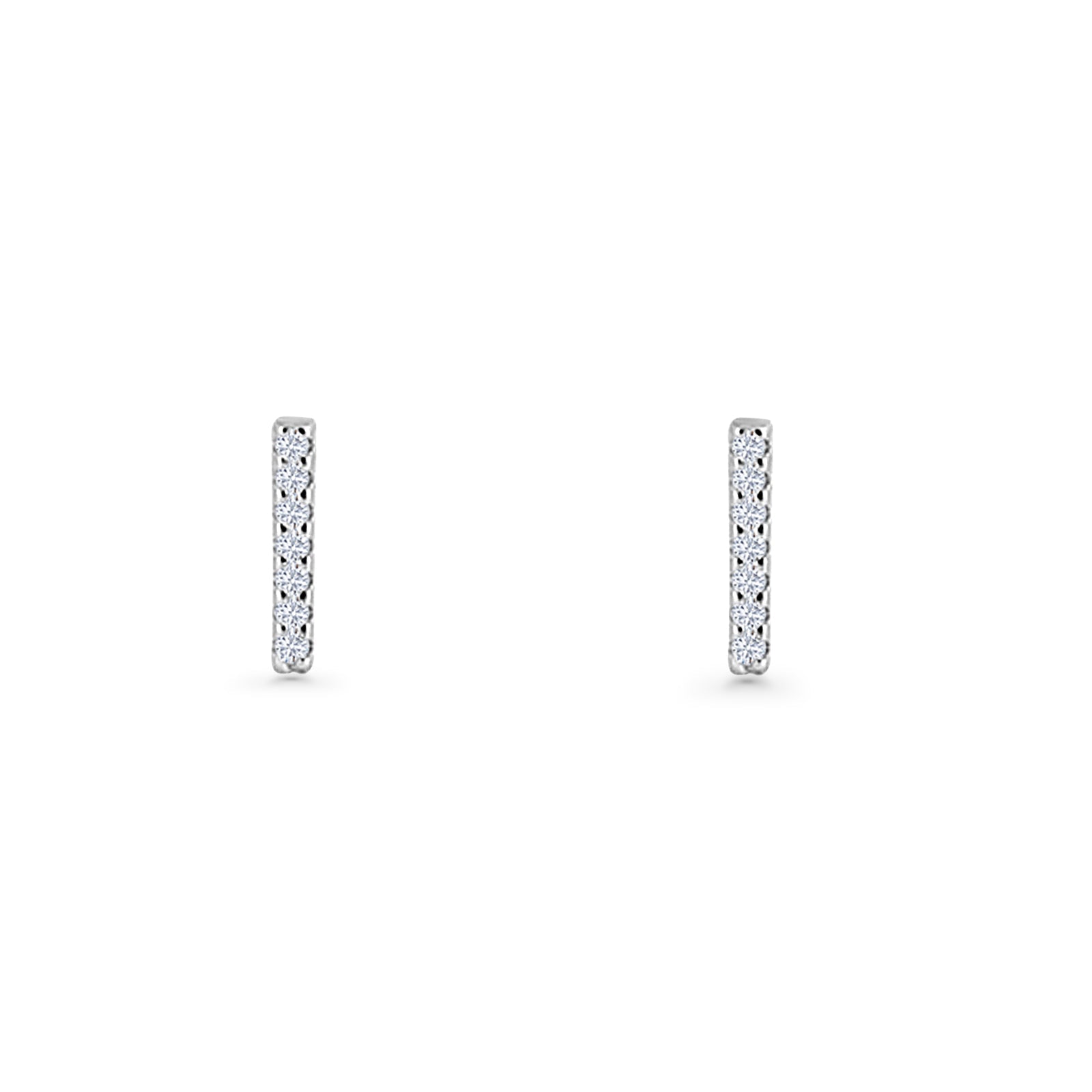Initial I Stud Earrings