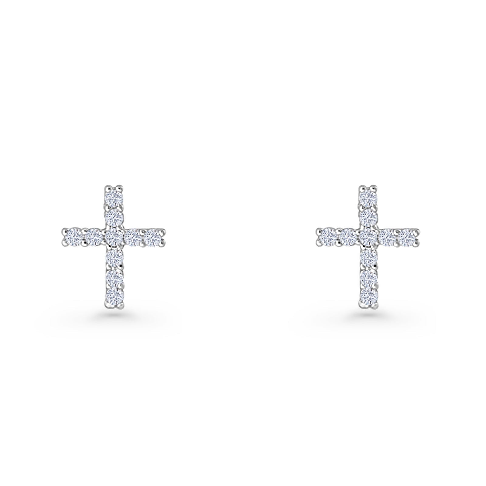 Cross Stud Earrings