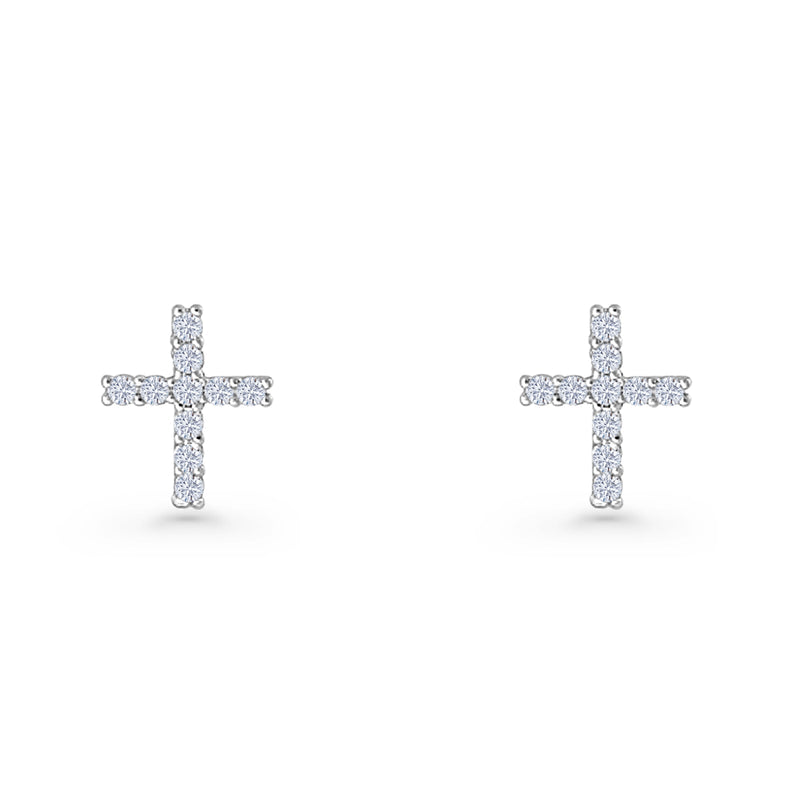Cross Stud Earrings