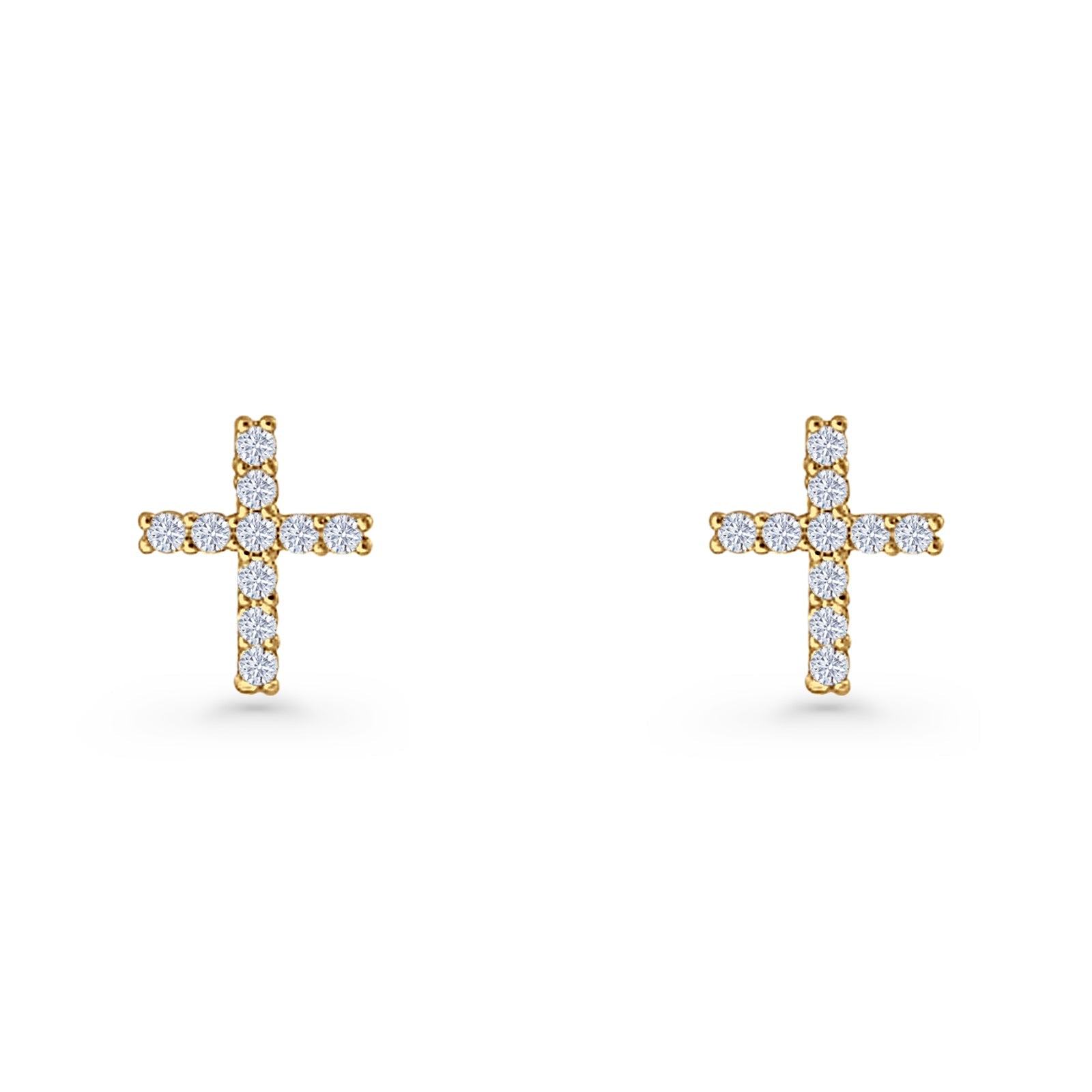 Cross Stud Earrings