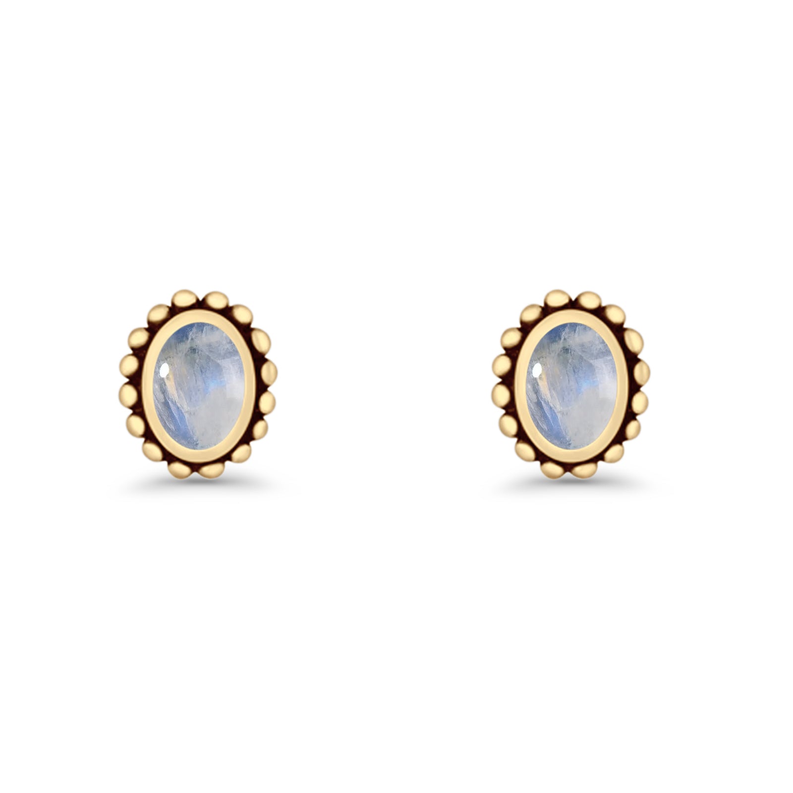 Oval 9.6mm Radiant Halo Stud Earring Lab Created Opal 925 Sterling Silver