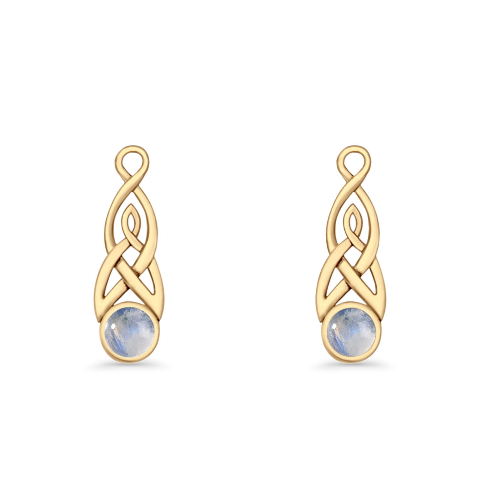 Round Lab Created Opal Trinity Dangle Fishhook Earring 925 Sterling Silver