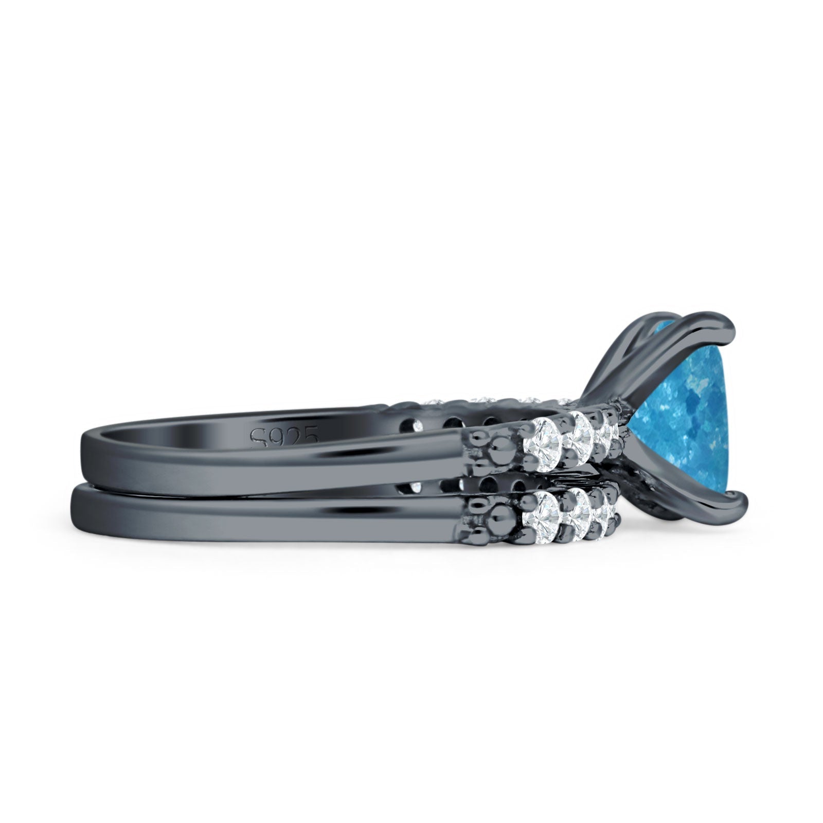Princess Cut CZ Stackable Ring