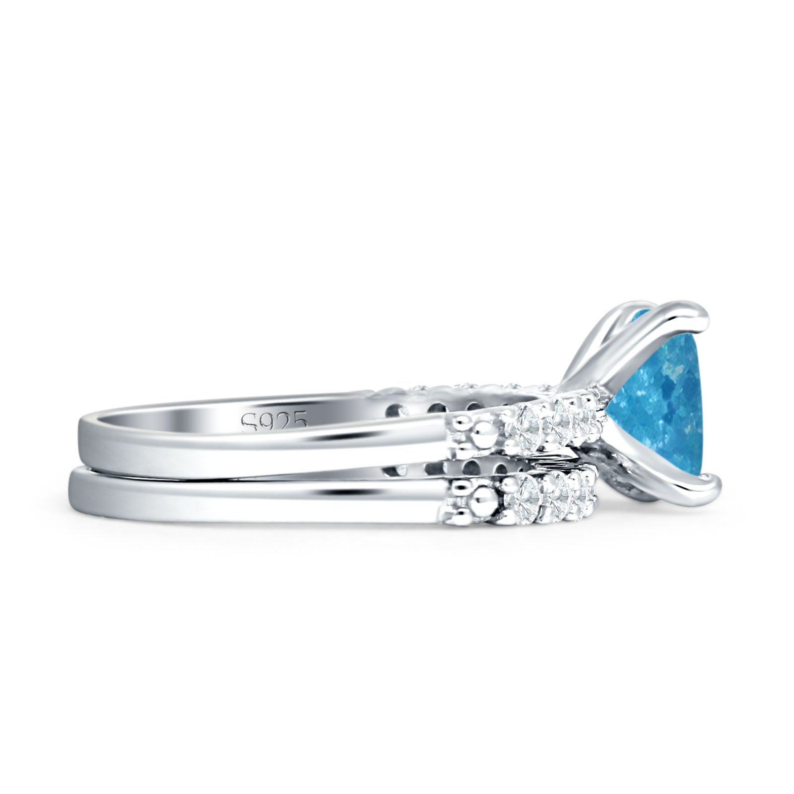 Princess Cut CZ Stackable Ring