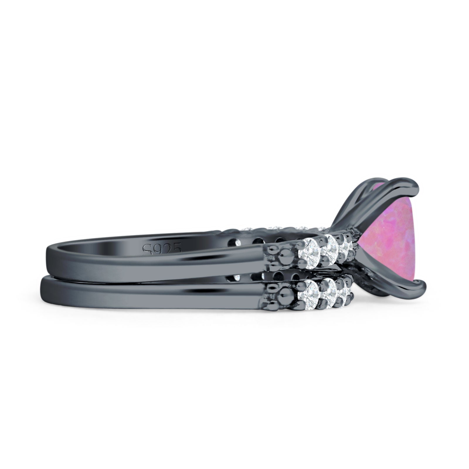 Princess Cut CZ Stackable Ring