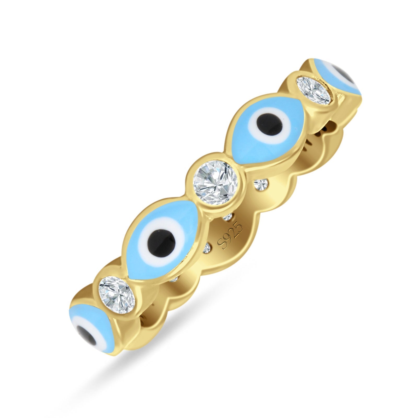 Good Luck Evil Eye Ring