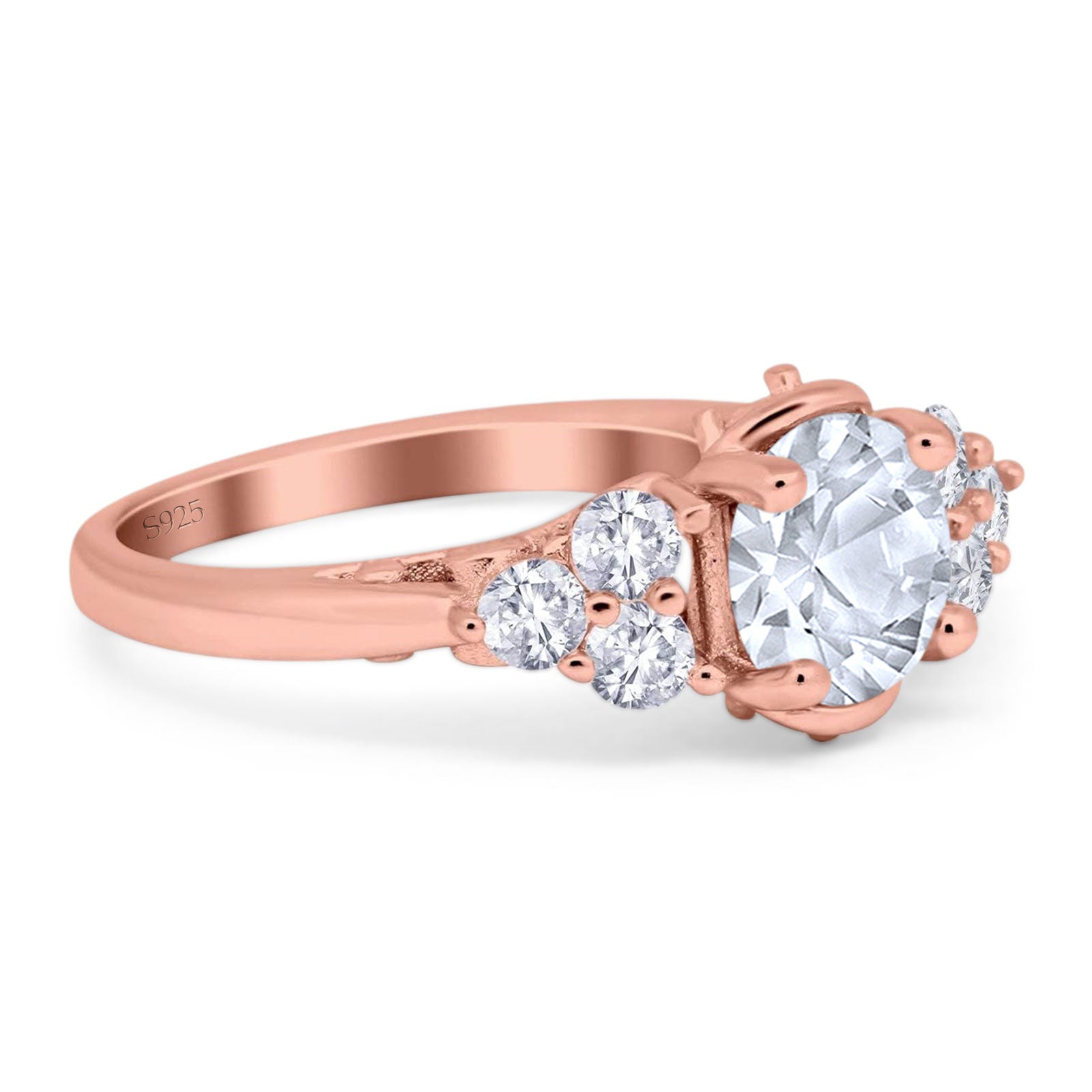 Vintage Style Round Natural Stone Filigree Ring
