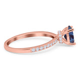 Vintage Style Oval Natural Stone Ring