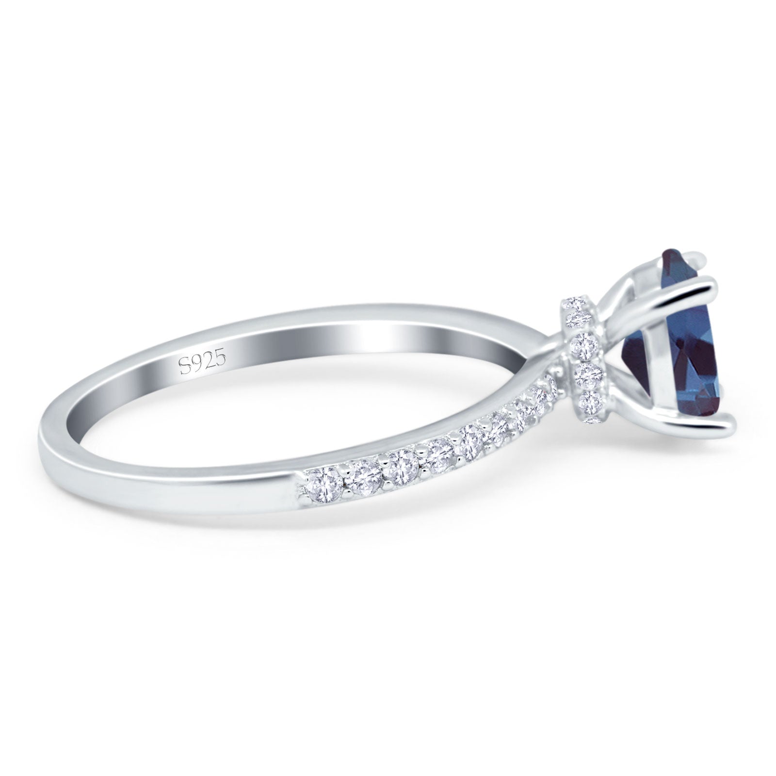 Vintage Style Oval Natural Stone Ring