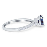 Vintage Style Oval Natural Stone Ring