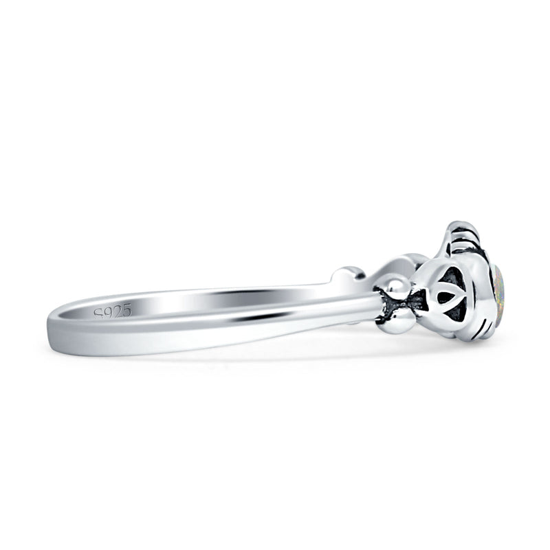 Heart Celtic Claddagh Ring
