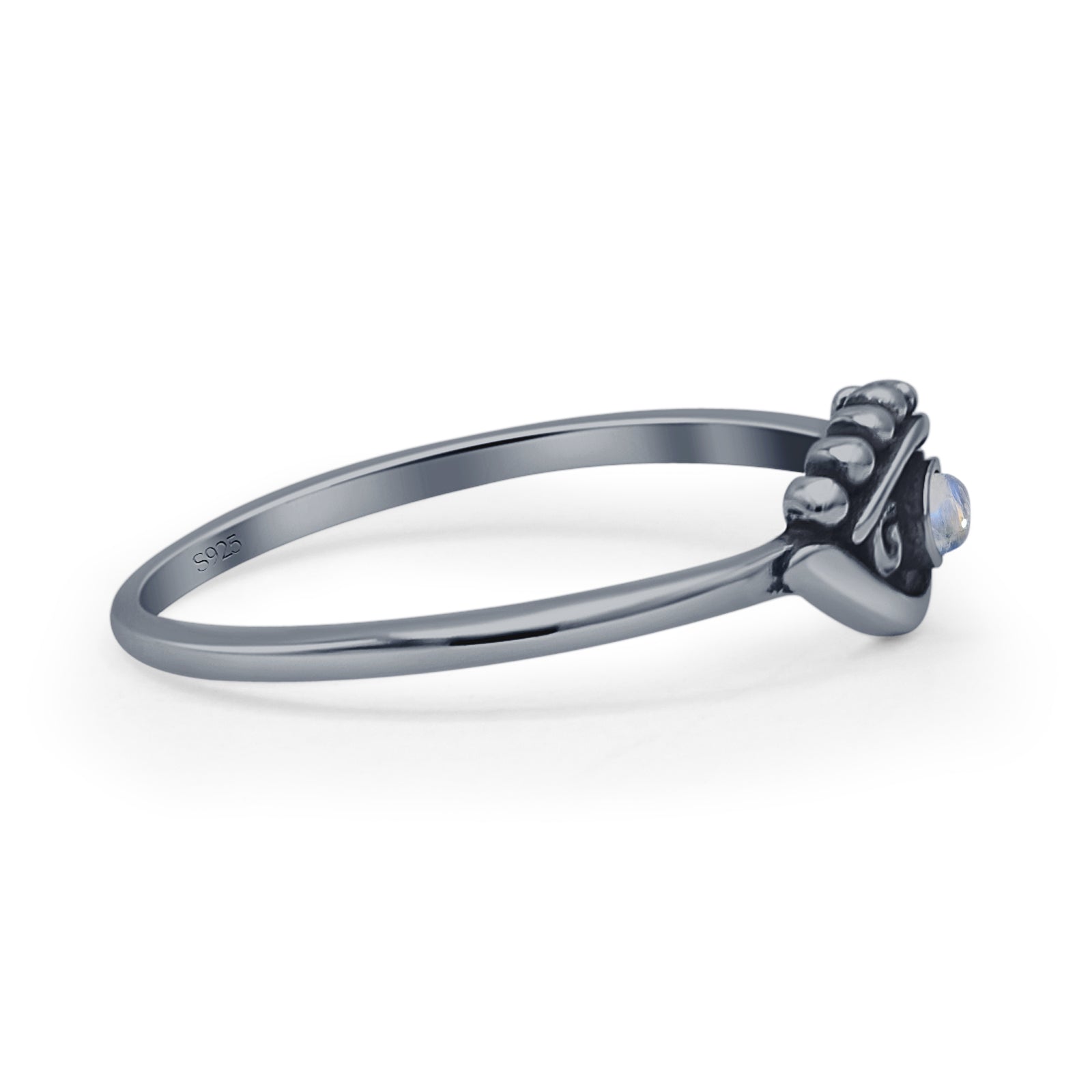 Oxidized Eye Ring