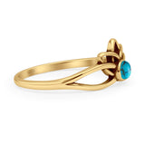 Oxidized Lotus Ring