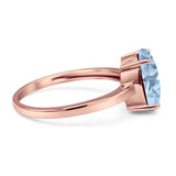 Art Deco Oval Natural Stone Solitaire Ring