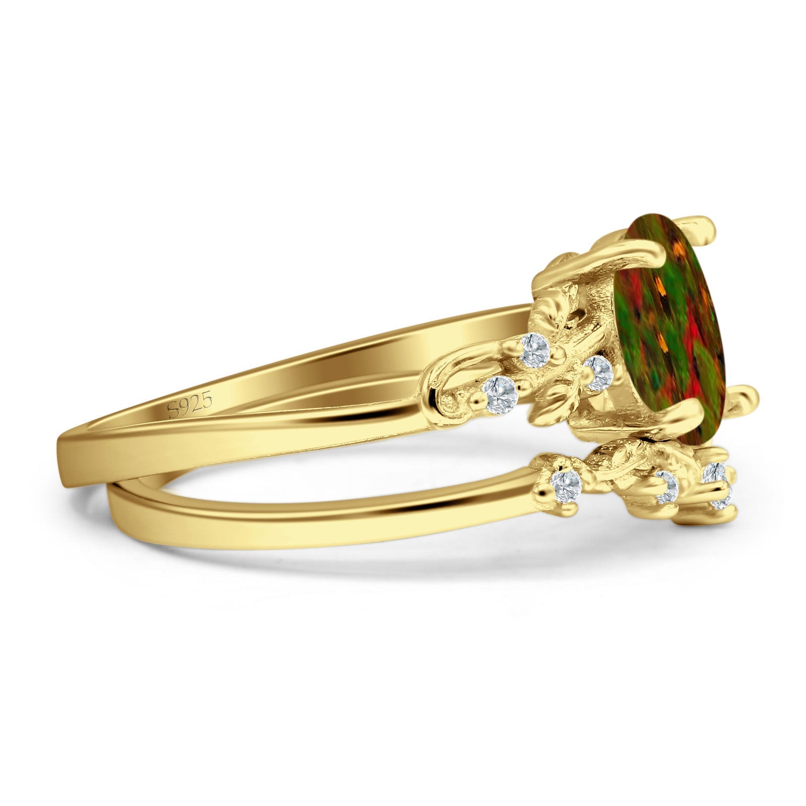 Two Piece CZ Ring