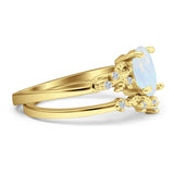 Two Piece CZ Ring