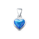 Heart Solitaire Pendant