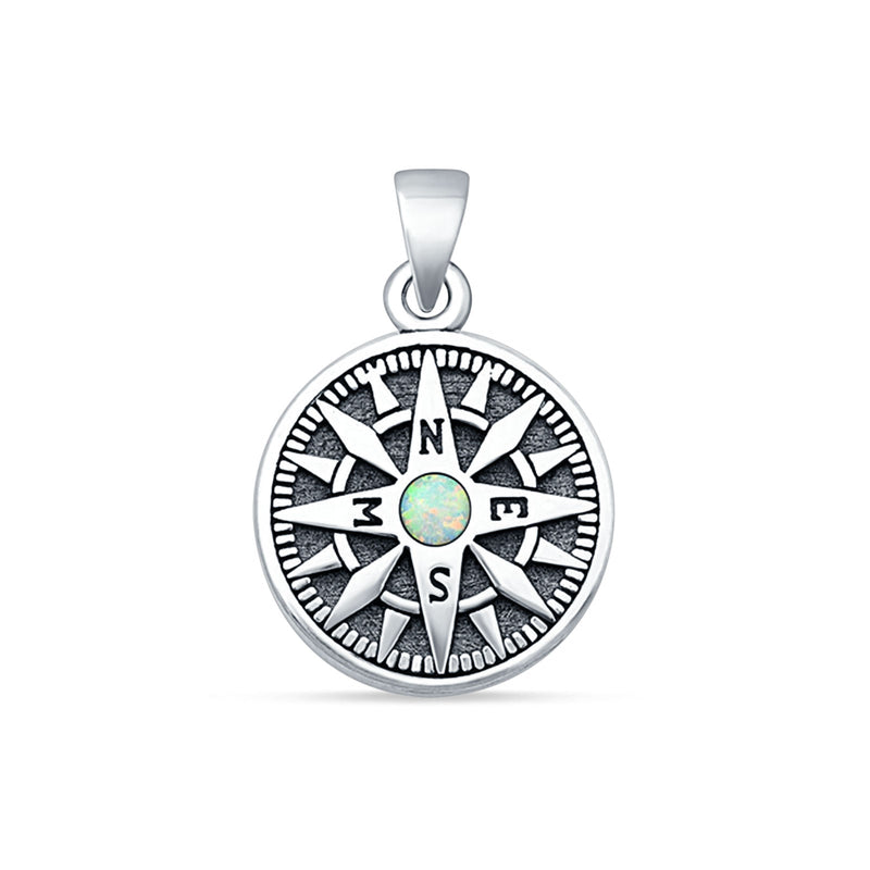 Compass Pendant Necklace