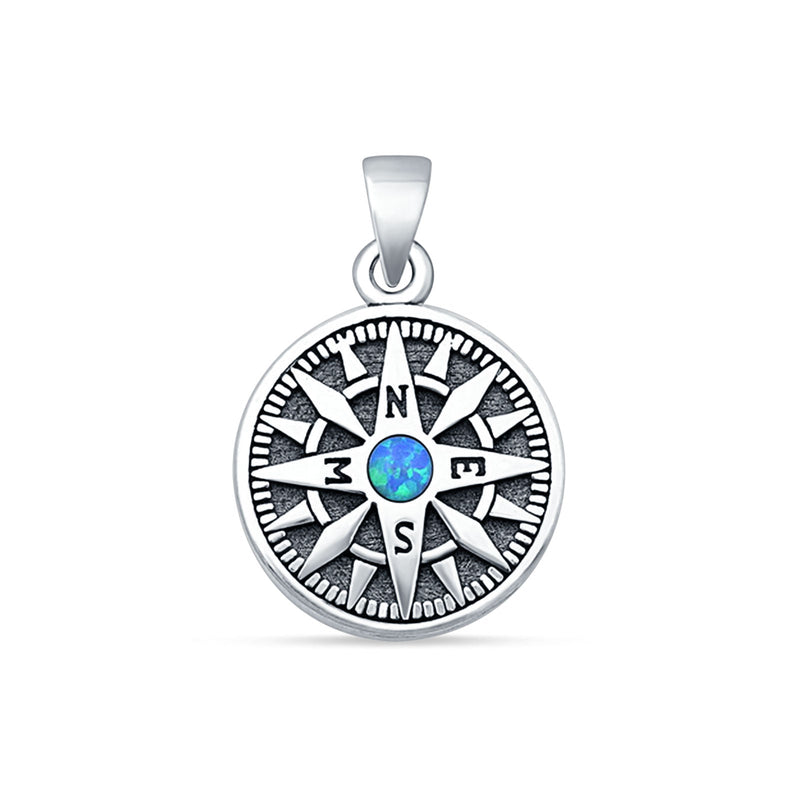 Compass Pendant Necklace