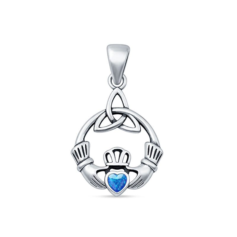 Claddagh Trinity Pendant Necklace