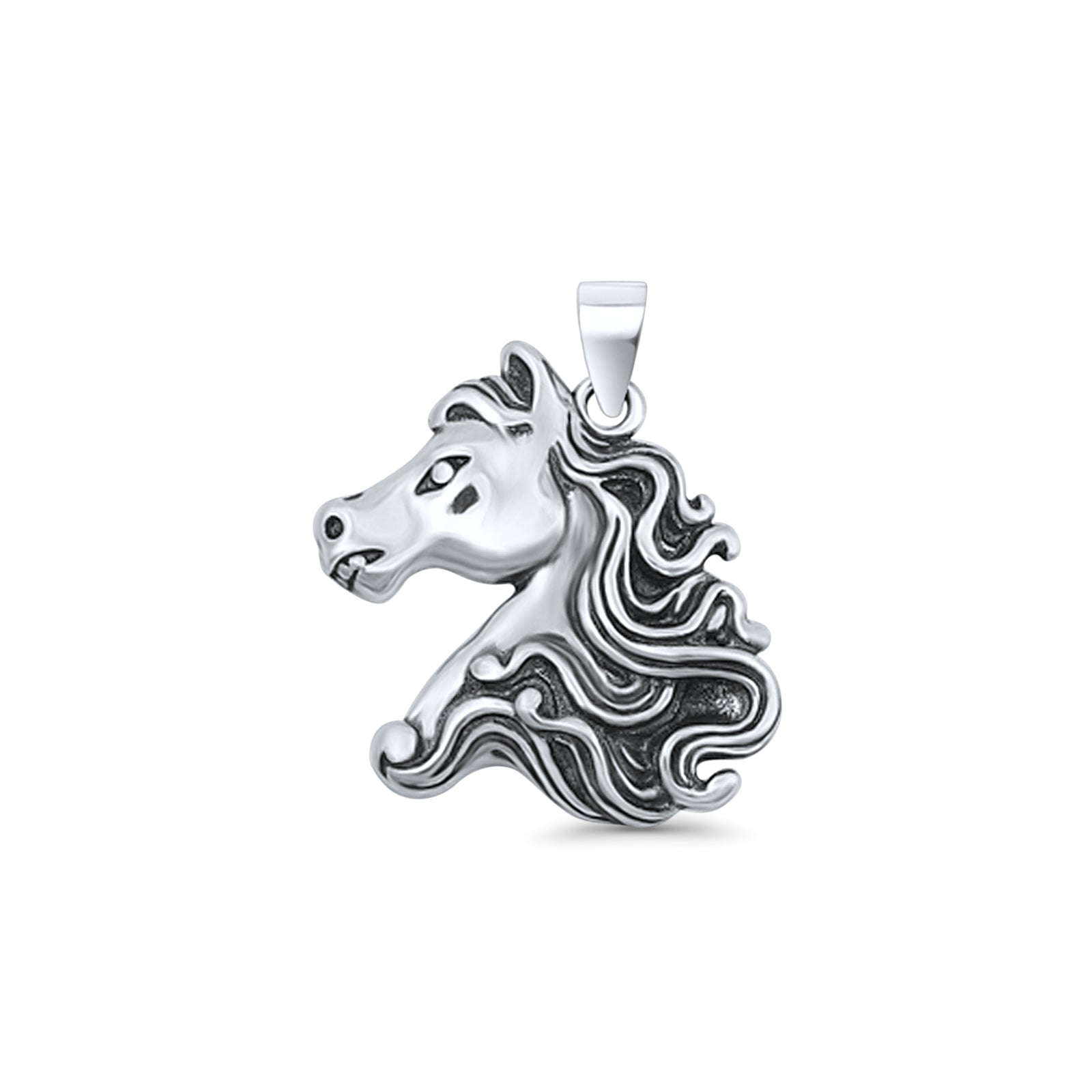 Horse Head Pendant Necklace