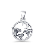 Mushroom Moon Pendant Necklace