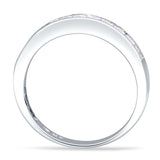 Half Eternity Princess Cut Stackable Band