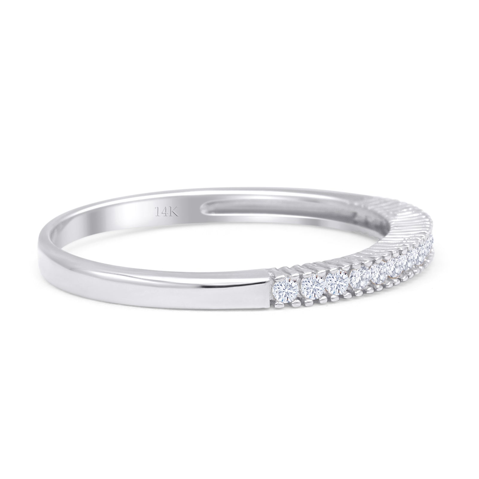 Half Eternity Wedding Band