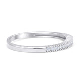 Half Eternity Wedding Band